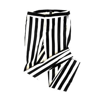 Forever 21 Black & White Striped Pants